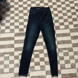 Abercrombie & Fitch Curve Love 26 high rise super skinny ankle